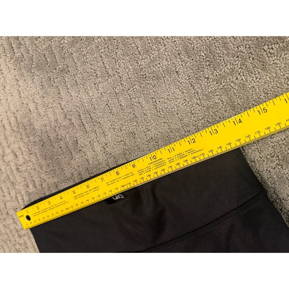 Alo Medium Charcoal Leggings (B1) - Picture 3 of 5